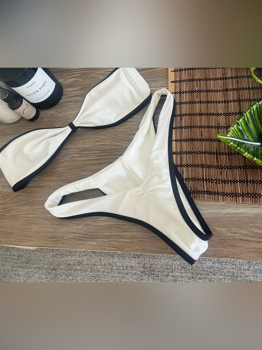 Hard Swimwear Divine Pearl Bikini SET, small, contrast white & black - Picture 11 of 15